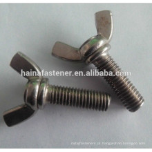 Aço inoxidável Wing Bolt, parafuso de asa com porca, parafuso de asa da máquina